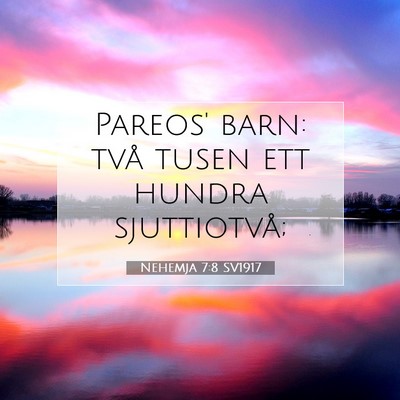 Nehemja 7:8 Bibelvers Förklarad