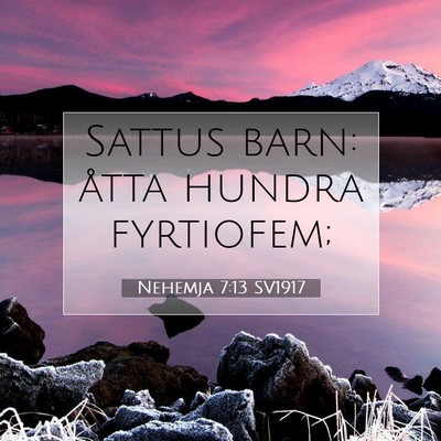 Nehemja 7:13 Bibelvers Förklarad