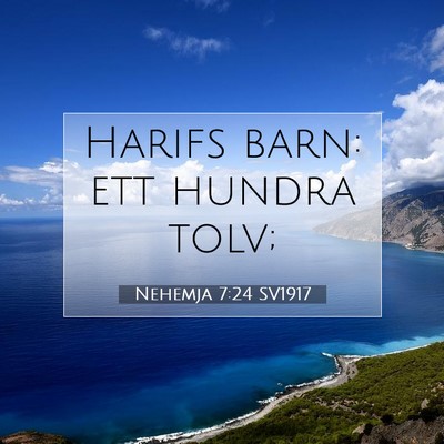Nehemja 7:24 Bibelvers Förklarad