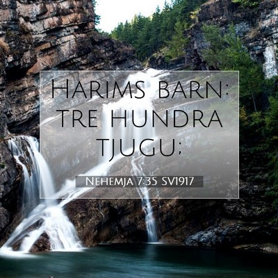 Nehemja 7:35 Bibelvers Förklarad