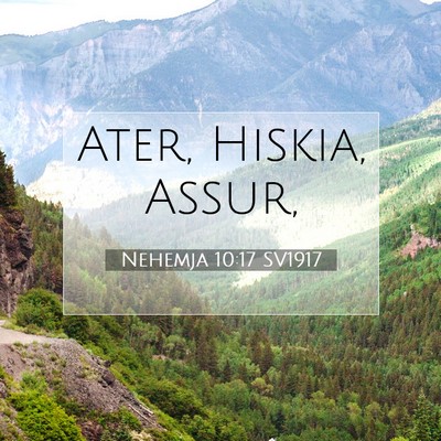 Nehemja 10:17 Bibelvers Förklarad