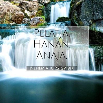 Nehemja 10:22 Bibelvers Förklarad