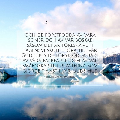 Nehemja 10:36 Bibelvers Förklarad