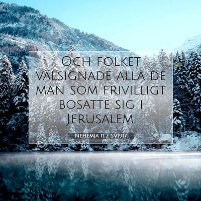 Nehemja 11:2 SV1917 Bild av bibelvers