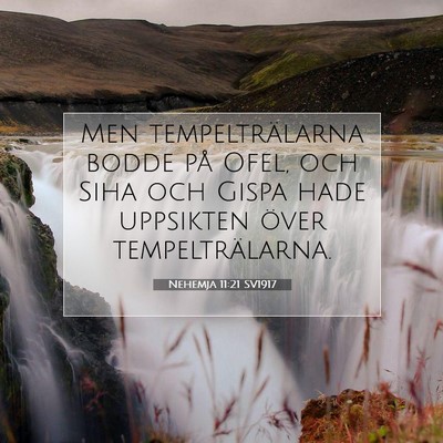 Nehemja 11:21 Bibelvers Förklarad
