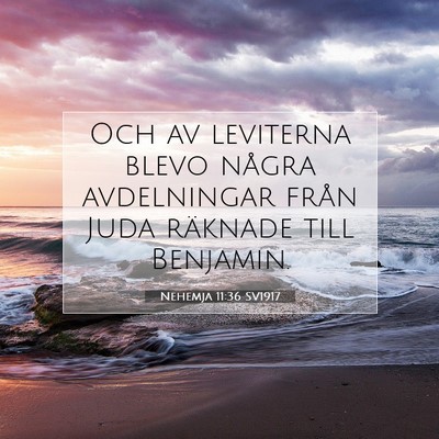 Nehemja 11:36 Bibelvers Förklarad