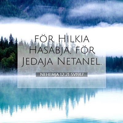 Nehemja 12:21 Bibelvers Förklarad