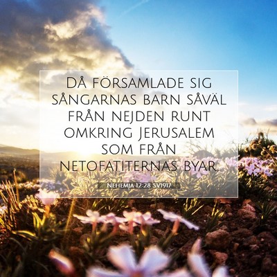 Nehemja 12:28 Bibelvers Förklarad