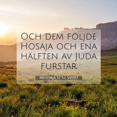 Nehemja 12:32 Bibelvers Förklarad