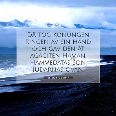 Ester 3:10 Bibelvers Förklarad