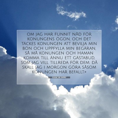 Ester 5:8 Bibelvers Förklarad