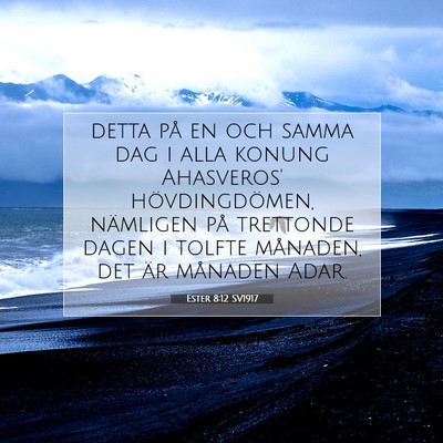 Ester 8:12 Bibelvers Förklarad