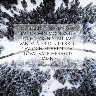 Job 1:21 Bibelvers Förklarad