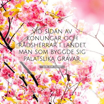 Job 3:14 Bibelvers Förklarad