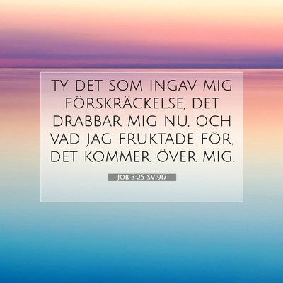Job 3:25 Bibelvers Förklarad