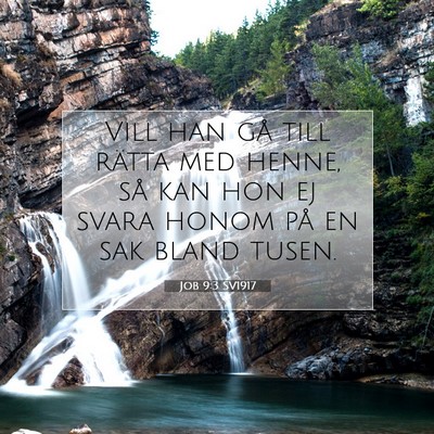 Job 9:3 Bibelvers Förklarad