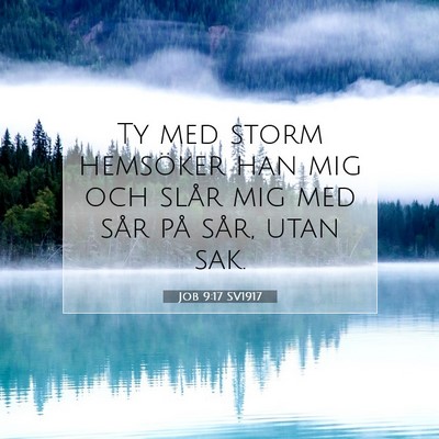 Job 9:17 Bibelvers Förklarad
