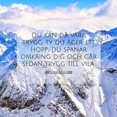 Job 11:18 Bibelvers Förklarad