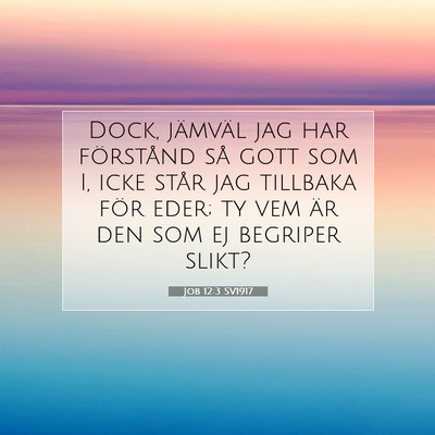 Job 12:3 SV1917 Bild av bibelvers