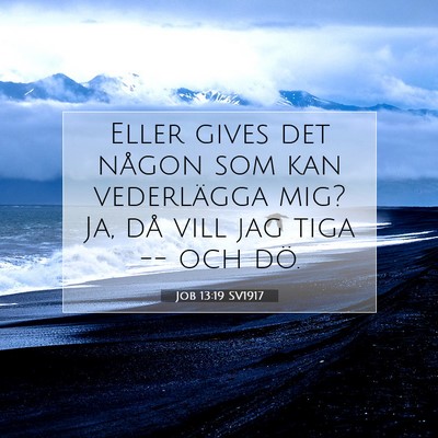 Job 13:19 Bibelvers Förklarad