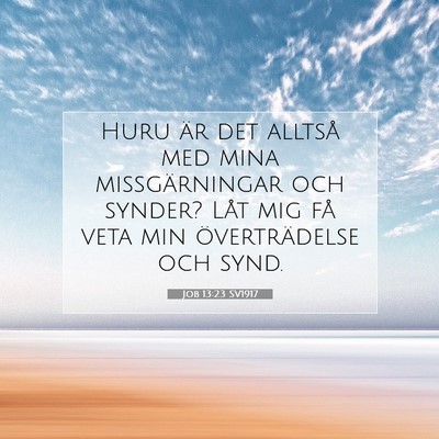 Job 13:23 Bibelvers Förklarad