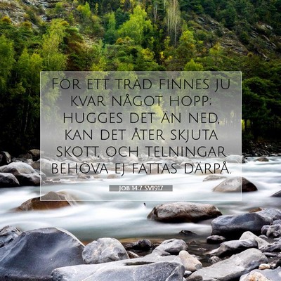 Job 14:7 Bibelvers Förklarad