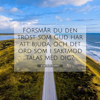 Job 15:11 Bibelvers Förklarad