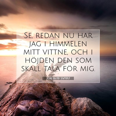 Job 16:19 Bibelvers Förklarad
