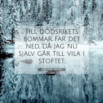 Job 17:16 Bibelvers Förklarad