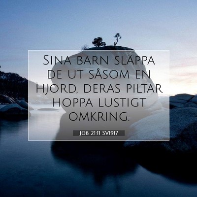 Job 21:11 Bibelvers Förklarad