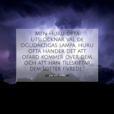 Job 21:17 SV1917 Bild av bibelvers