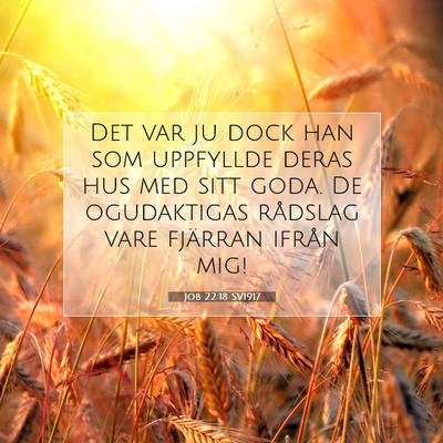 Job 22:18 SV1917 Bild av bibelvers