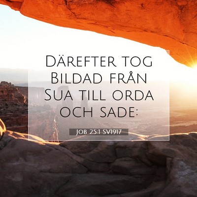 Job 25:1 Bibelvers Förklarad