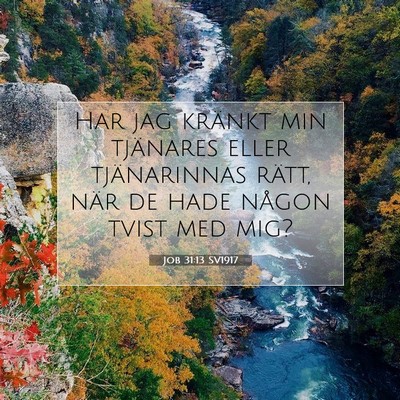 Job 31:13 SV1917 Bild av bibelvers