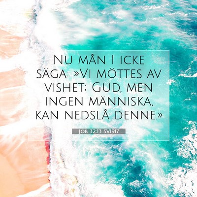 Job 32:13 Bibelvers Förklarad