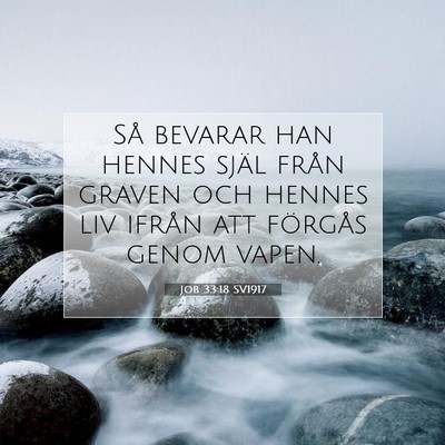 Job 33:18 SV1917 Bild av bibelvers
