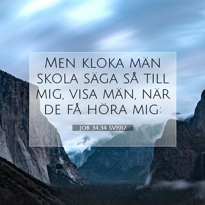 Job 34:34 Bibelvers Förklarad