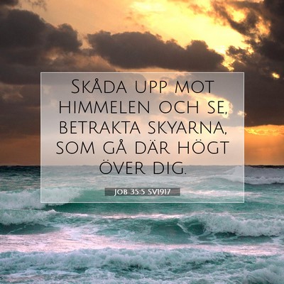 Job 35:5 Bibelvers Förklarad