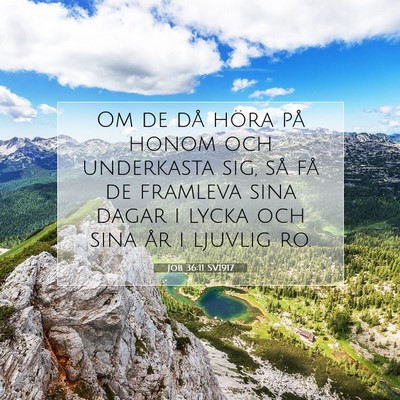 Job 36:11 Bibelvers Förklarad