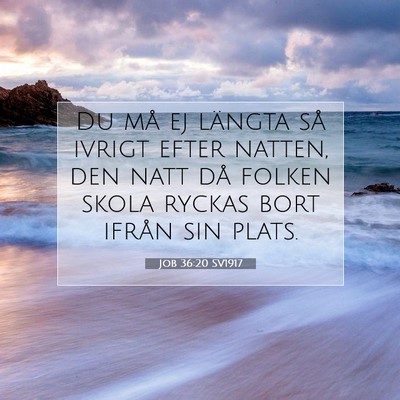 Job 36:20 Bibelvers Förklarad
