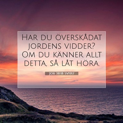 Job 38:18 Bibelvers Förklarad