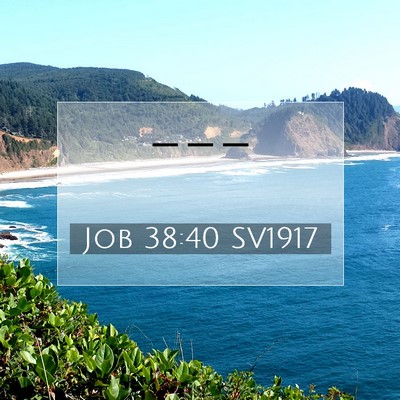 Job 38:40 Bibelvers Förklarad