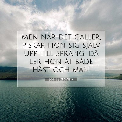 Job 39:21 Bibelvers Förklarad