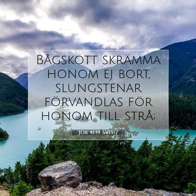 Job 41:19 Bibelvers Förklarad