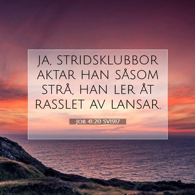 Job 41:20 Bibelvers Förklarad