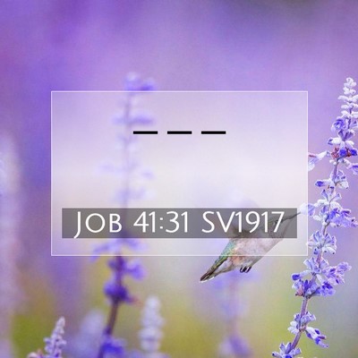 Job 41:31 Bibelvers Förklarad