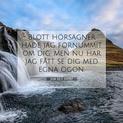 Job 42:5 Bibelvers Förklarad