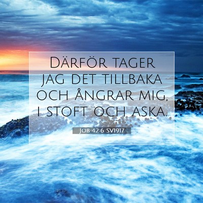 Job 42:6 Bibelvers Förklarad