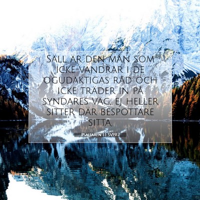 Psaltaren 1:1 Bibelvers Förklarad