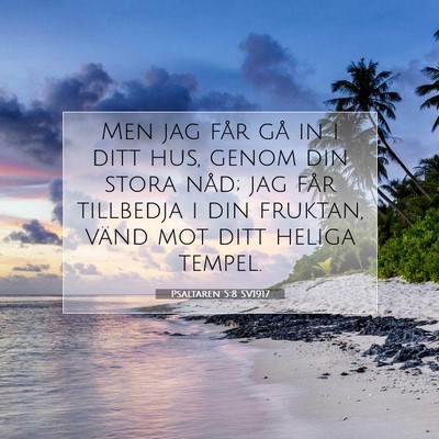 Psaltaren 5:8 SV1917 Bild av bibelvers